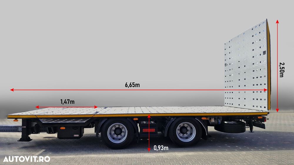 DAF XF 480 / TANDEM CARRIER KIT / 15,6 M / SSC / TRAVERSE / HYDRAULIC RANGE / RADIO CONTROL / WINCH / LIFTING AXLE / PARKING AIR CONDITIONING / WECON - 4