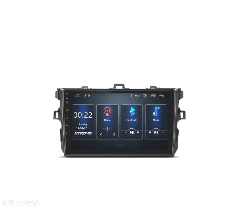 AUTO RÁDIO GPS ANDROID 13 PARA TOYOTA COROLLA 07-13 - 2