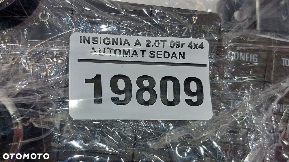 PANEL STEROWANIA RADIA NAWIGACJI INSIGNIA A 09r BRĄZ 13277913 - 6