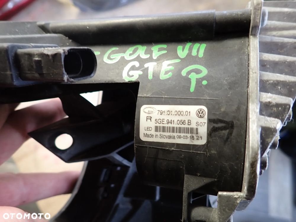 VOLKSWAGEN E-GOLF GTE LAMPA DO JAZDY DZIENNEJ LED DRL PRAWY PRZÓD 5GE941056B - 4