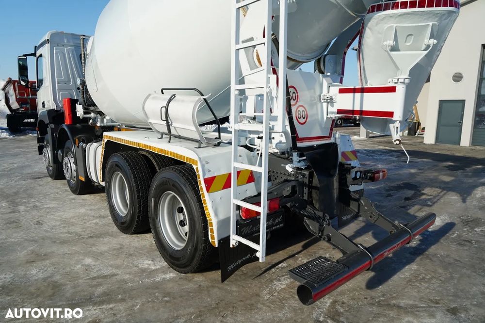 Mercedes-Benz AROCS 3540 / GRUSZKA 9M3 / 8x4 / BETONOMIESZARKA / AUTOMAT / 2022 ROK - 13