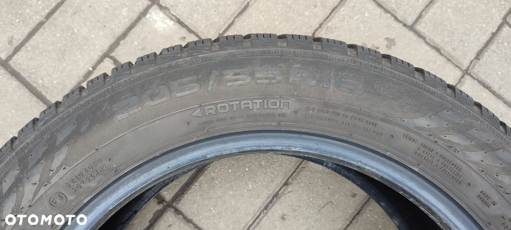OPONY ZIMOWE 205/55R16 NOKIAN WR SNOWPROOF (2319) ZIMA 7mm KOMPLET 4 SZTUKI - 6