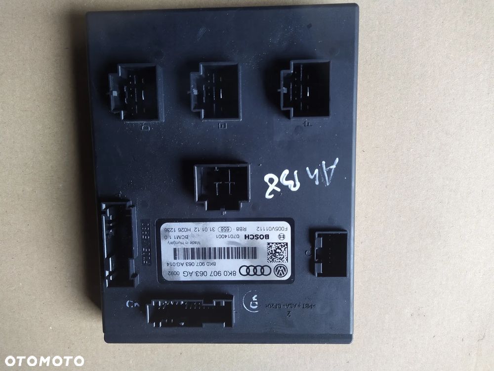 Moduł komfortu audi a4 b8 lift 8K0907063AG