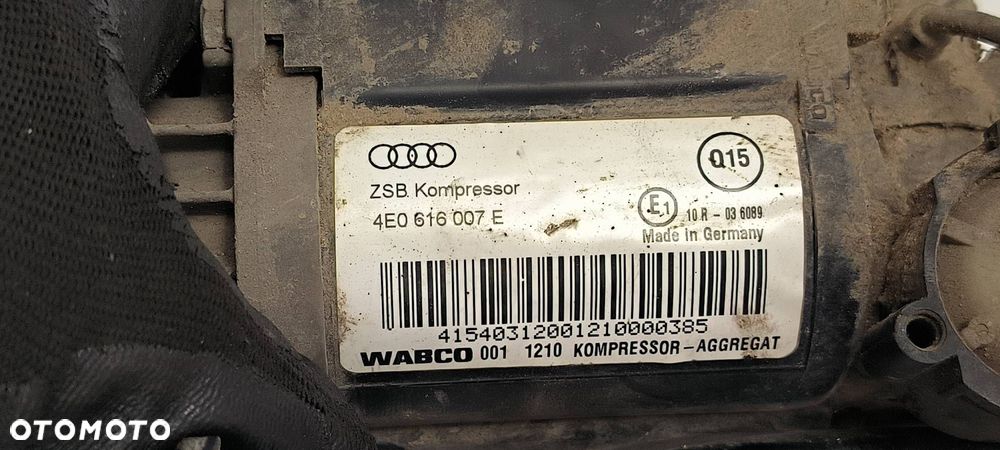 KOMPRESOR ZAWIESZENIA AUDI A8 D3 4E0616007E - 4