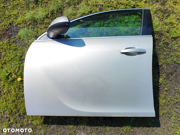 drzwi przód lewe z167 kompletne do OPEL insignia A 08- ,komplet jak na foto -zamki -klamki -szyba -listwy -tapicerka -lusterko (angielskie)