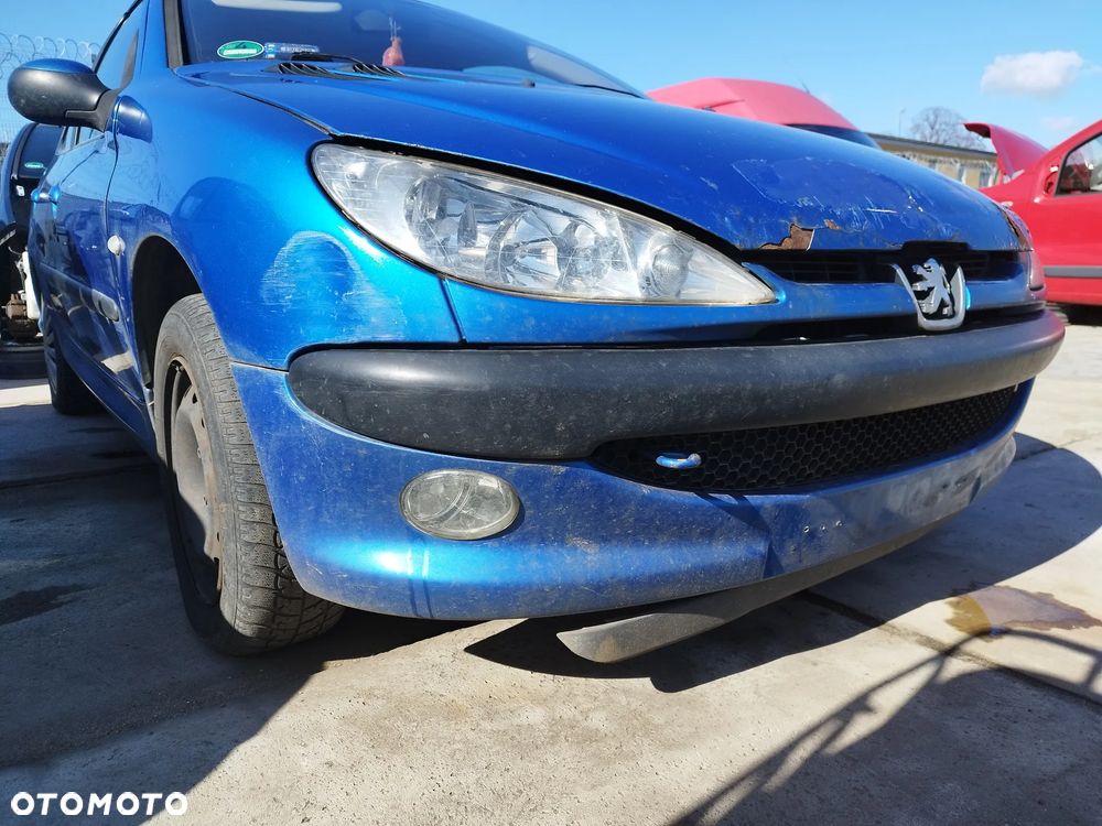 Zderzak przód przedni halogeny wąski Peugeot 206 Lift 2004r 5d hatchback KMF - 3