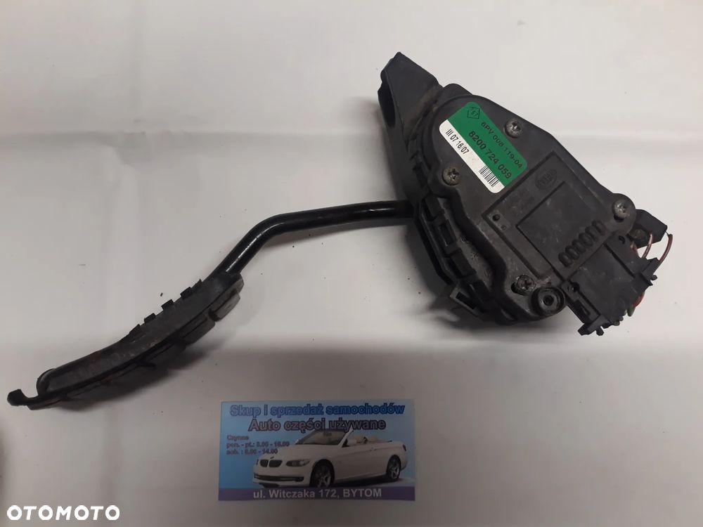 POTENCJOMETR GAZU RENAULT MASTER II 2,5 DCI  8200724059 - MAM 2 SZTUKI - 1