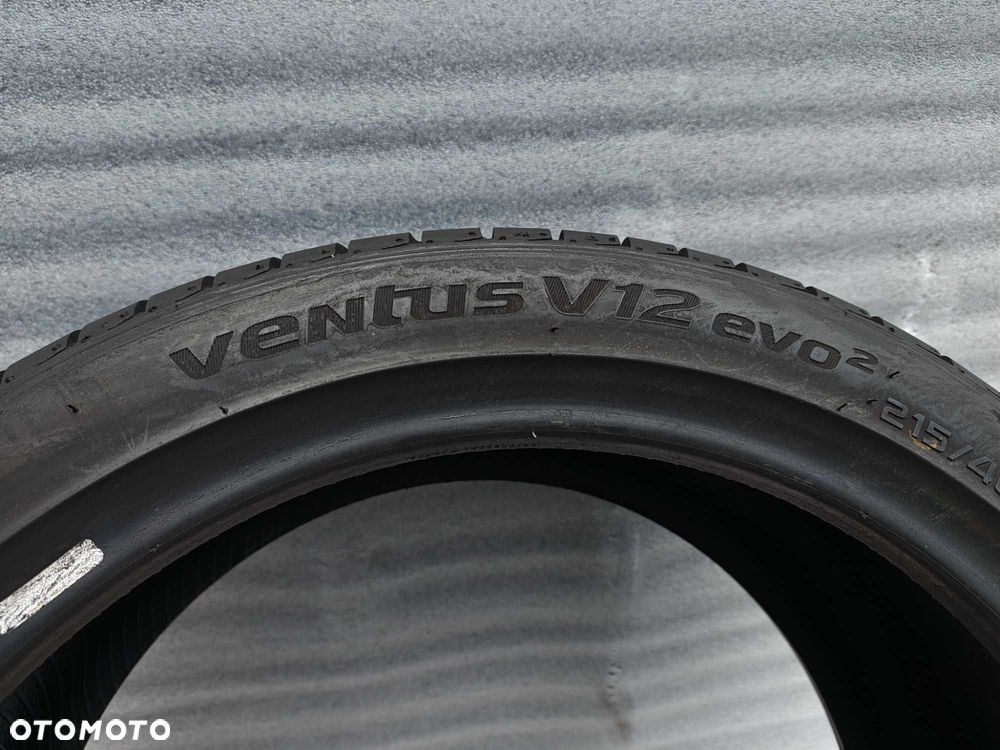 Opony Letnie 215/40/17 Hankook 4szt 7mm MB - 8