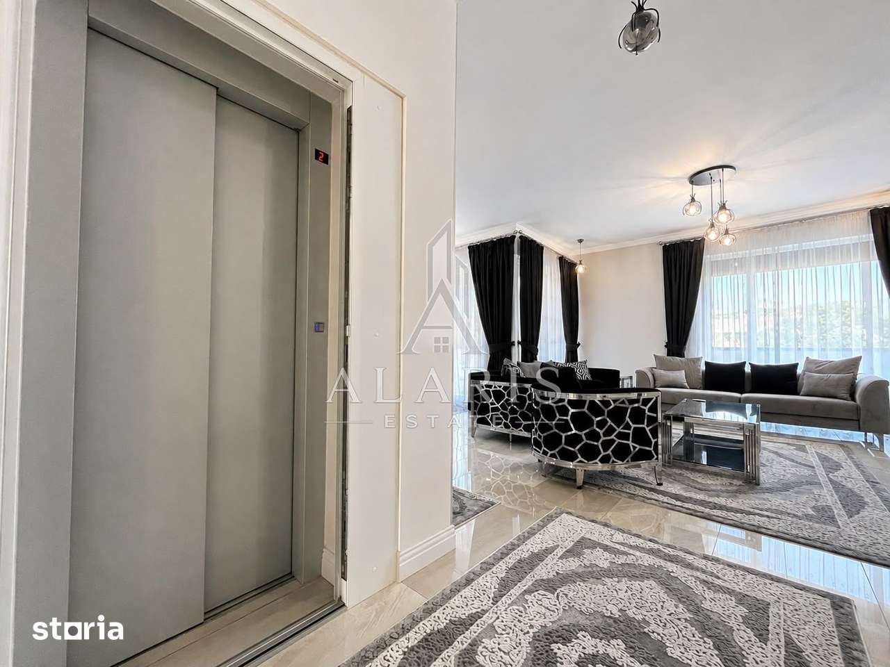 Penthouse de lux, lift privat si terasa de 65mp, Torontalului — fotografia 3