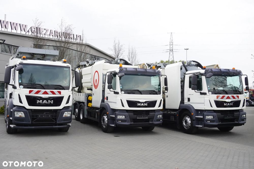 MAN TGS 26.360 E6 / Zabudowa WUKO Rivard 18 m3 / oś skrętna / 3 sztuki - 3