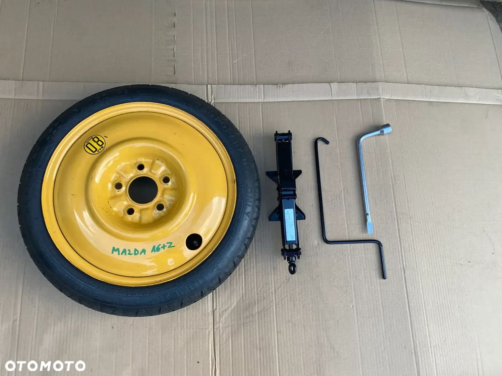 Koło dojazdowe dojazdówka 16 MAZDA 3 III 5   + ZESTAW - 1