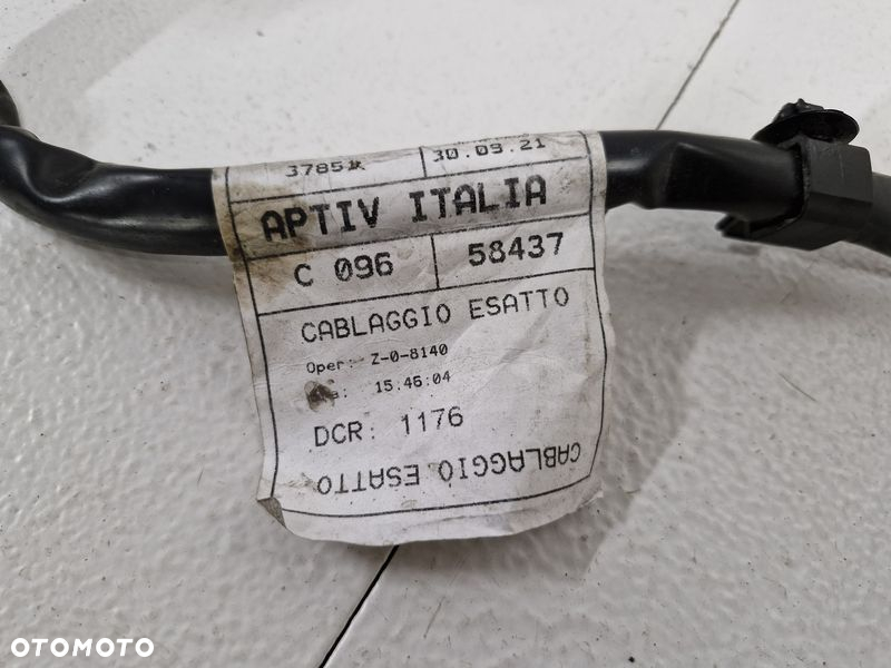 FIAT 500X LIFT 1.3 T B KLEMA MINUSOWA WIĄZKA INSTALACJA BEZPIECZNIK 52122051 - 5