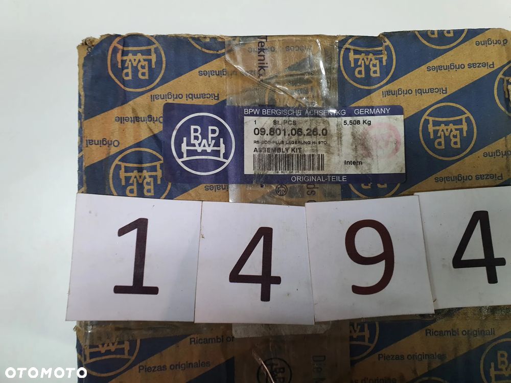 Zestaw naprawczy piasty koła BPW 0980106260 - 6