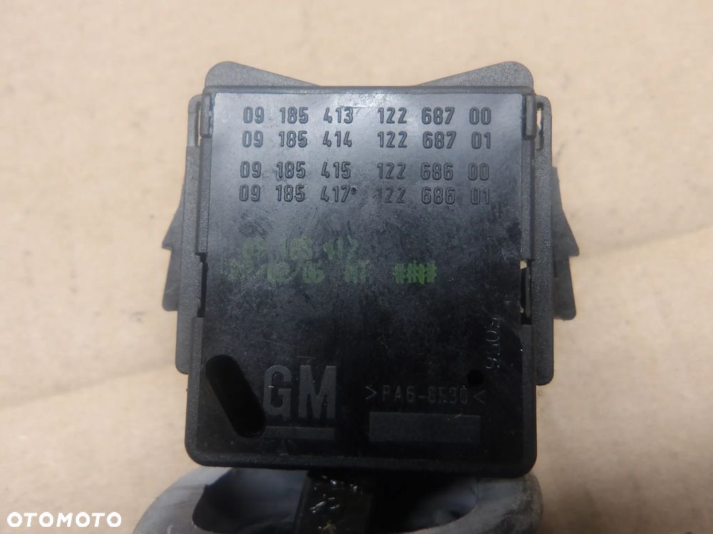 OPEL MERIVA A I LIFT 05-10 1.7CDTI PRZEŁĄCZNIK KIERUNKOWSKAZÓW WYCIERACZEK MANETKA 09185417 09185413 - 6