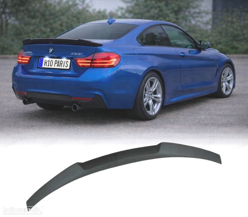 AILERON SPOILER BMW F32 LOOK M4 CSL PRETO MATE - 1