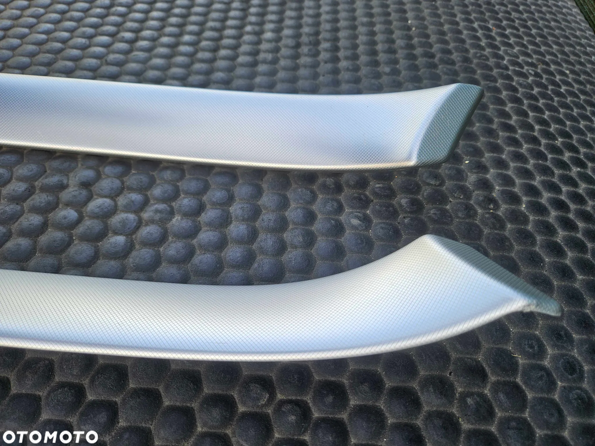 Listwy Ozdobne Dekor Listwa Drzwi Srebrne Rybia Luska Carbon Audi A4 B6 B7 - 16