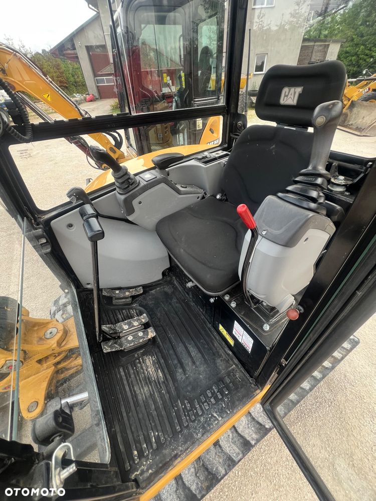 Caterpillar MINIKOPARKA CAT 302,7 gąsienicowa 2x łyżka Grabie WIERTNICA widły 303,5 Catepillar 305 koparka 3 5 tony sprowadzona 1 właściciel po serwisie BOBCAT SANNY YANMAR JCB KUBOTA mini koparka - 5