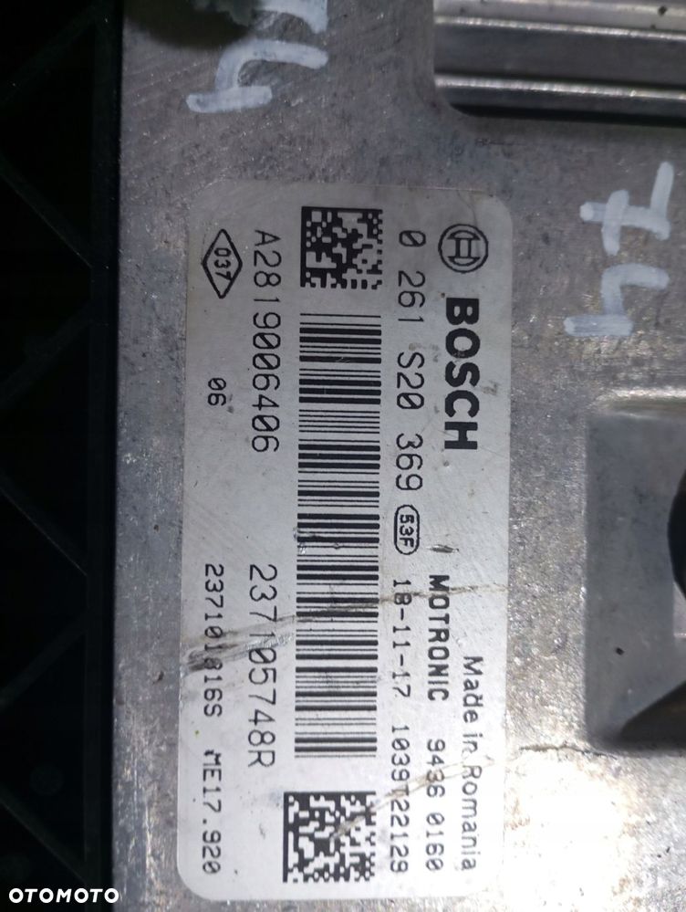 renault twingo iii sterownik silnika 237105748r 237101816s 0261s20369 - 3