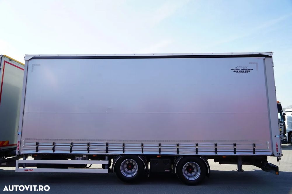 DAF XF 480 / COMBINAȚIE TANDEM / 120 M3 / PUNȚĂ RIDICATĂ / + REMORCĂ WECON / PUNȚI SAF - 13