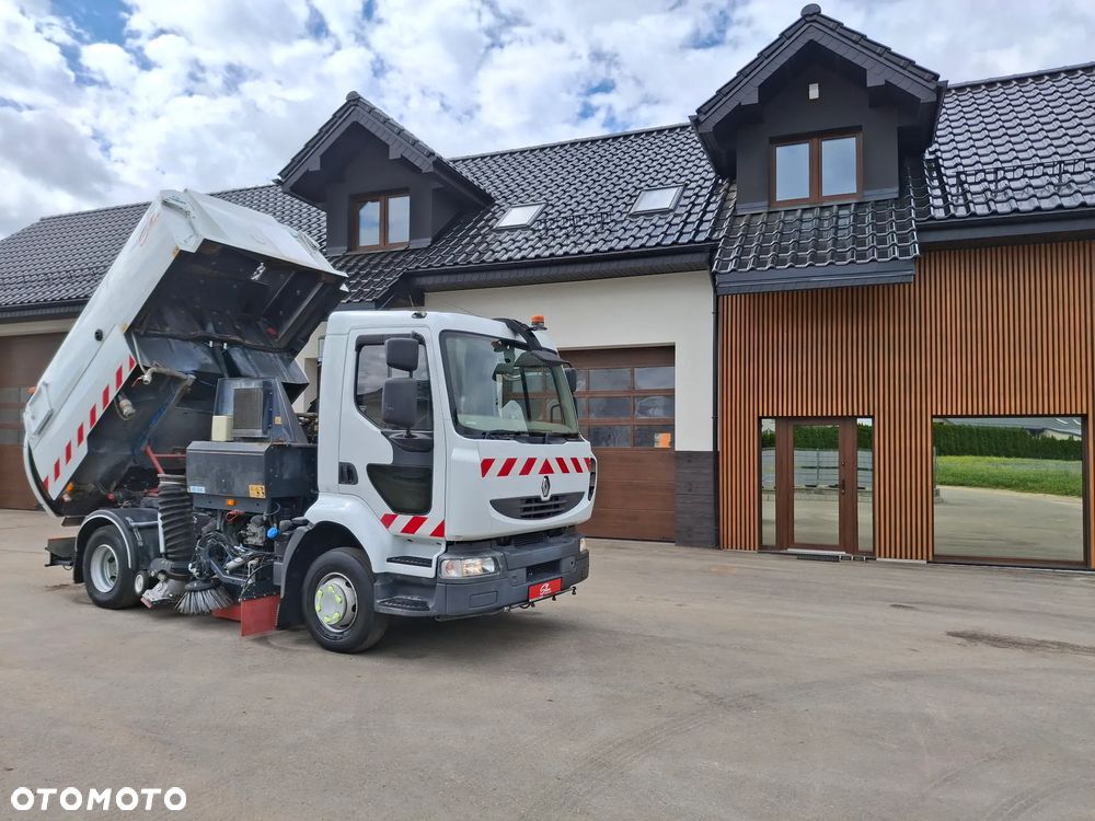 Renault Midlum 220 Zamiatarka Johnston VS500 Szczotki L/R Obie Strony Napęd Hydrostatyczny 2012r - 9