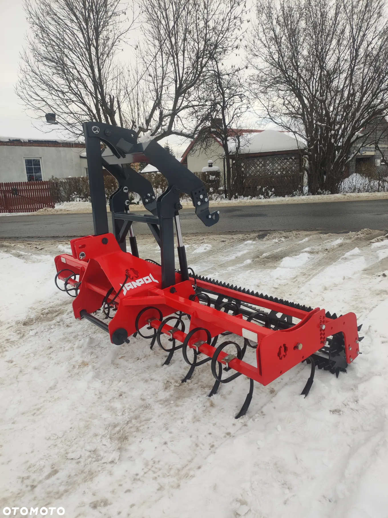 Agregat uprawowo-siewny LEKKI / hydropak / 2rzędy zębów/ JANPOL struna/rura TRANSPORT od ręki - 3
