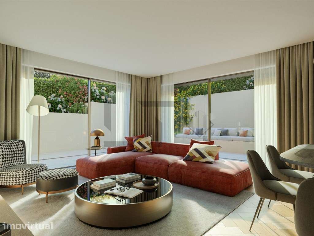 Apartamento T2 de Luxo com Jardim e Garagem, para Venda, em Cascais - Grande imagem: 2/16