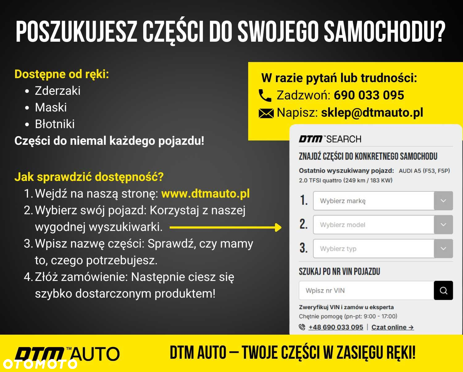 Zderzak – do wszystkich samochodów! Gotowe do malowania! Po VIN - 2