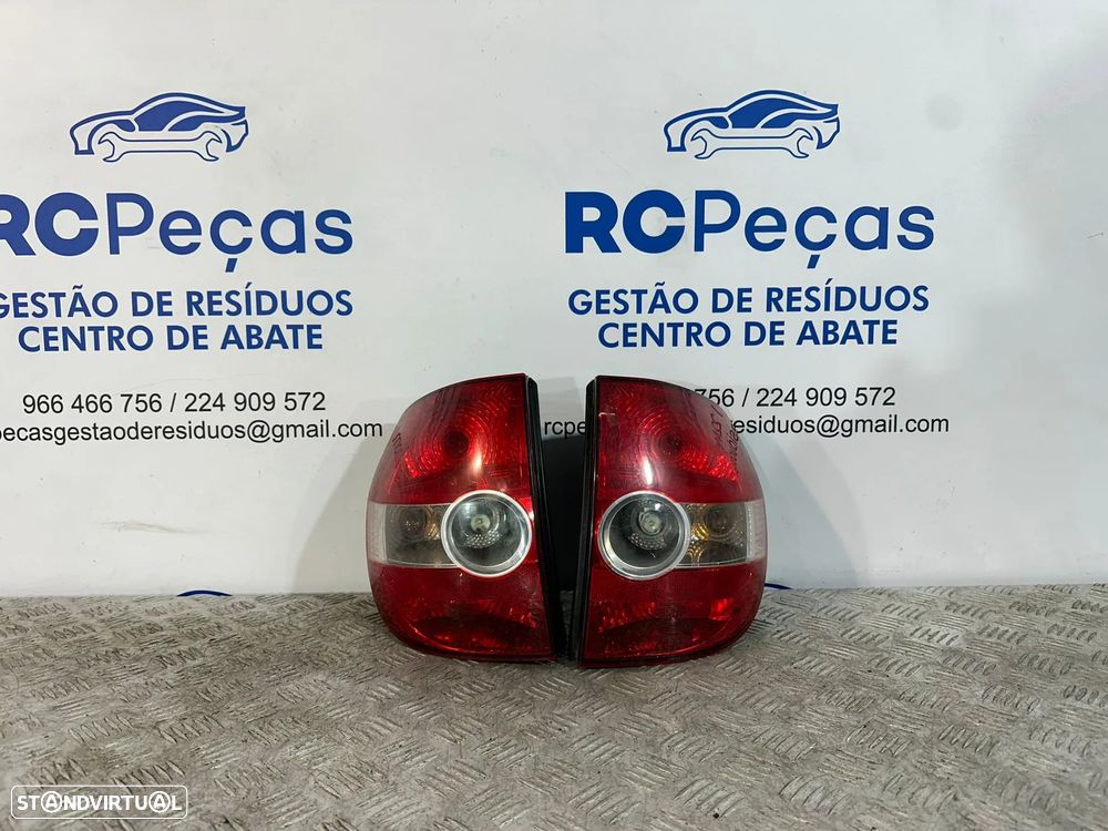 .Conjunto Farolins Tras Traseiro Esquerdo Direito Original Volkswagen VW Fox 5Z 5Z0945095 5Z0945096 2004 - 2012 - 3