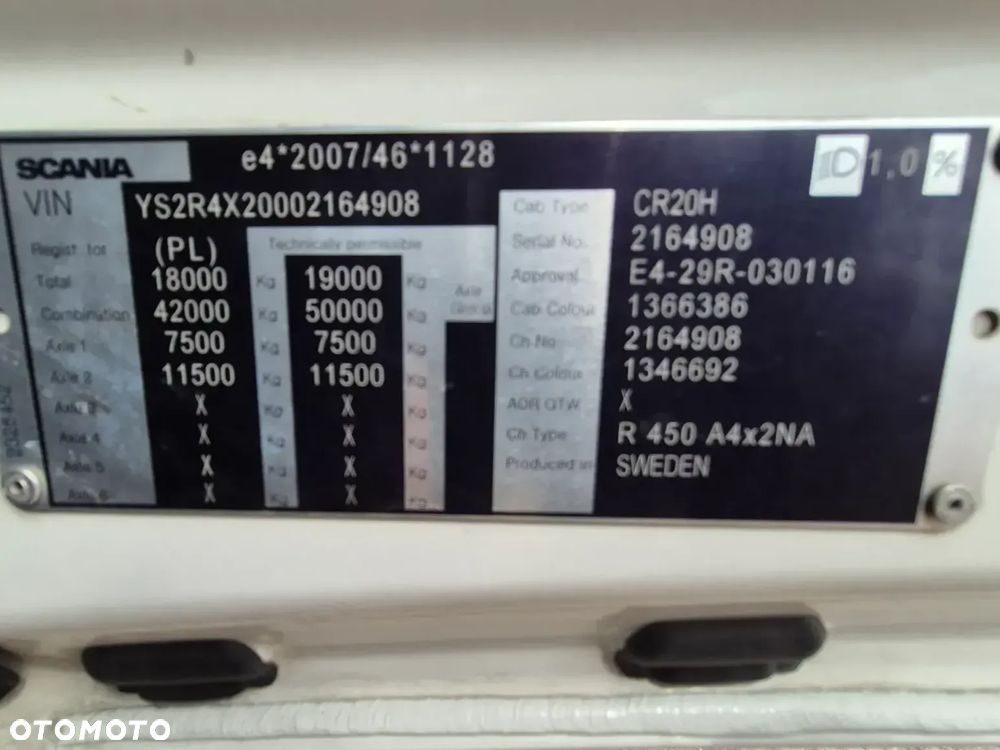 Scania R450 Euro 6 Highline Bezwypadkowa Klima Postojowa - 22