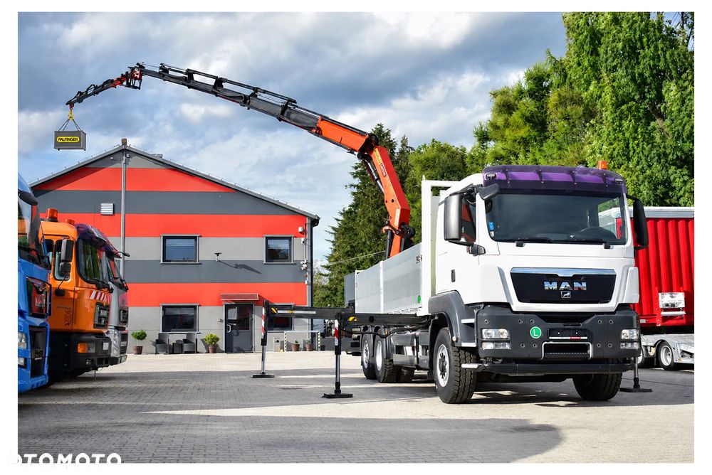 MAN TGS 26.440 6x4H ! Przedni napęd ! Skrzynia 6.30m. + Palfinger PK 29002 + Fly Jib 29m. 7 i 8 Funkcja / Pilot/ Crane/ Kran/ HDS/ Sprowadzony !