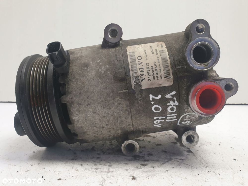 SPRĘŻARKA KLIMATYZACJI Volvo V70 III 2.0 16V _ 31267513 - 9