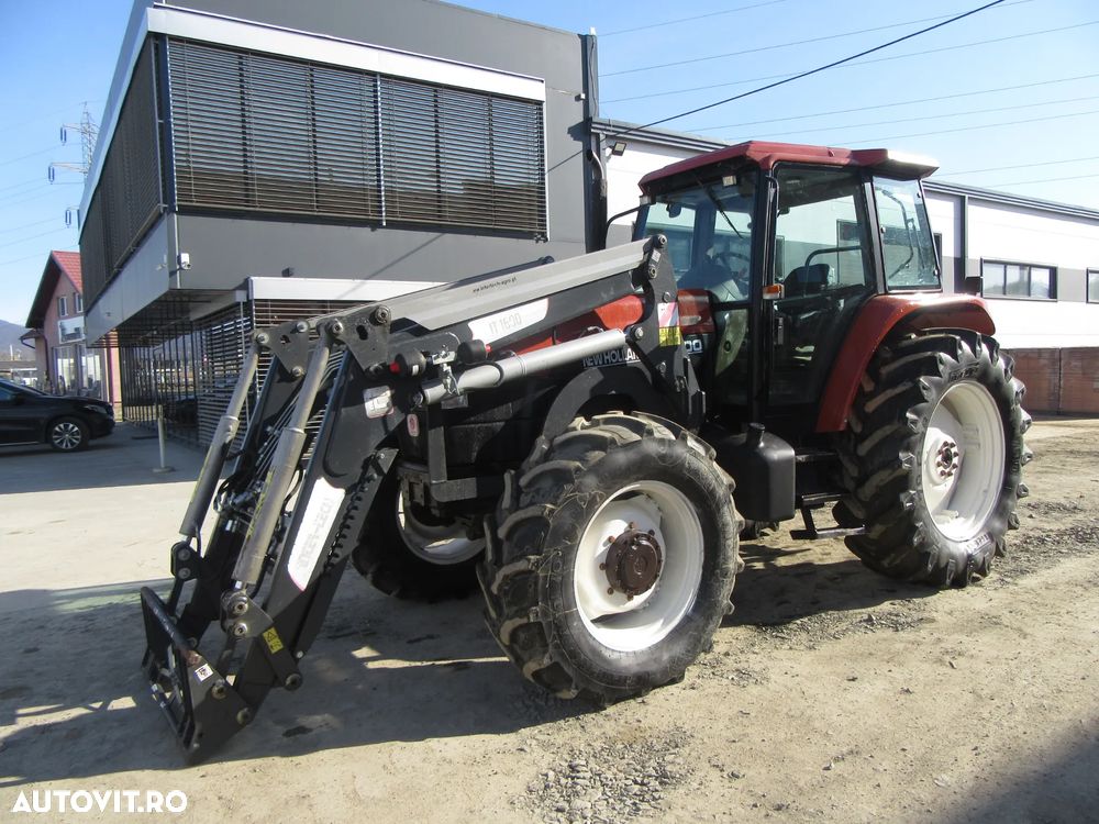 New Holland M100 cu incarcator frontal - 9