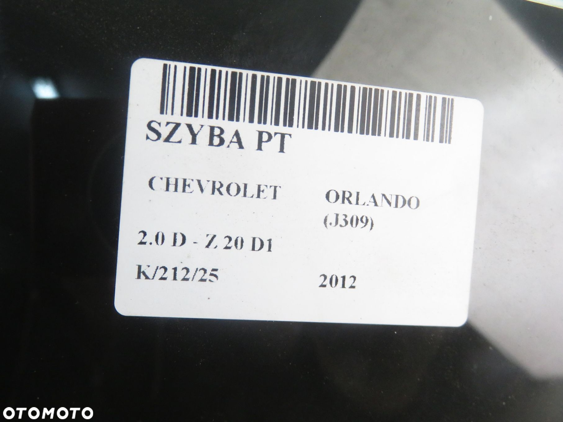 SZYBA PRAWA TYLNA CHEVROLET ORLANDO (J309) - 7