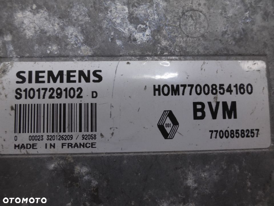 KOMPUTER RENAULT S101729102C 7700854160 POSIADAM DWIE SZTUKI - 2