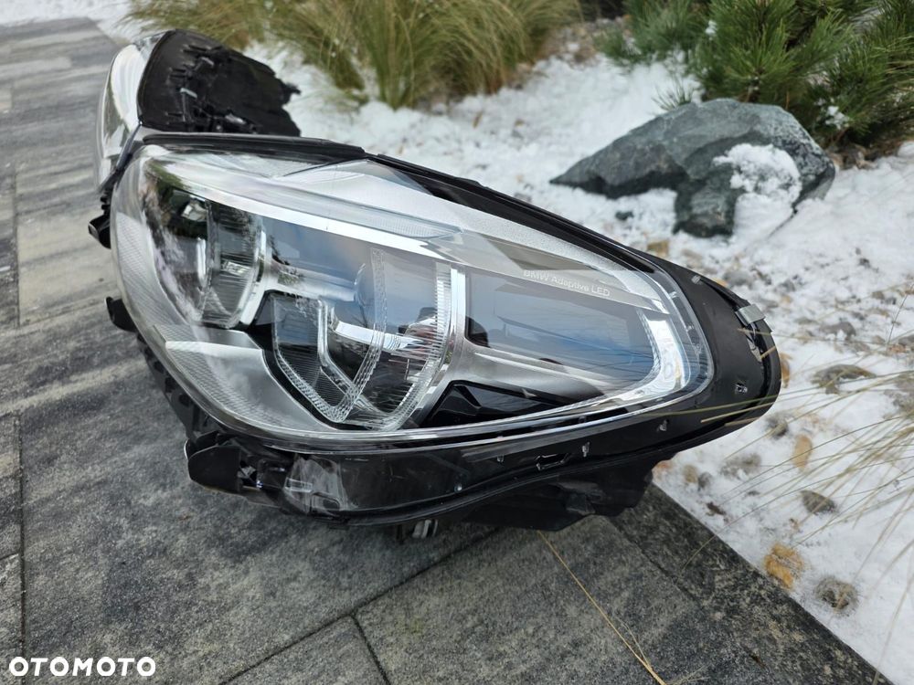 bmw x3 x4 g01 g02 lampy przód full led adaptive 8739653-02 7466120-05 - 6