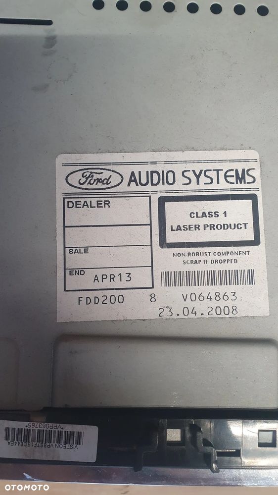 Radio  Ford 6000 CD - 8