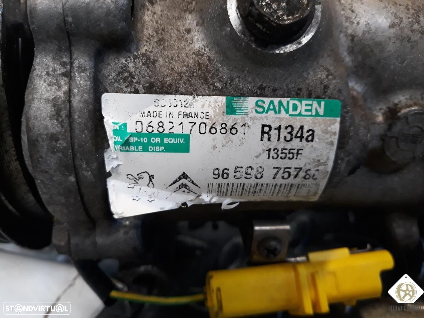 COMPRESSOR AR CONDICIONADO PEUGEOT 308 2008 - 1