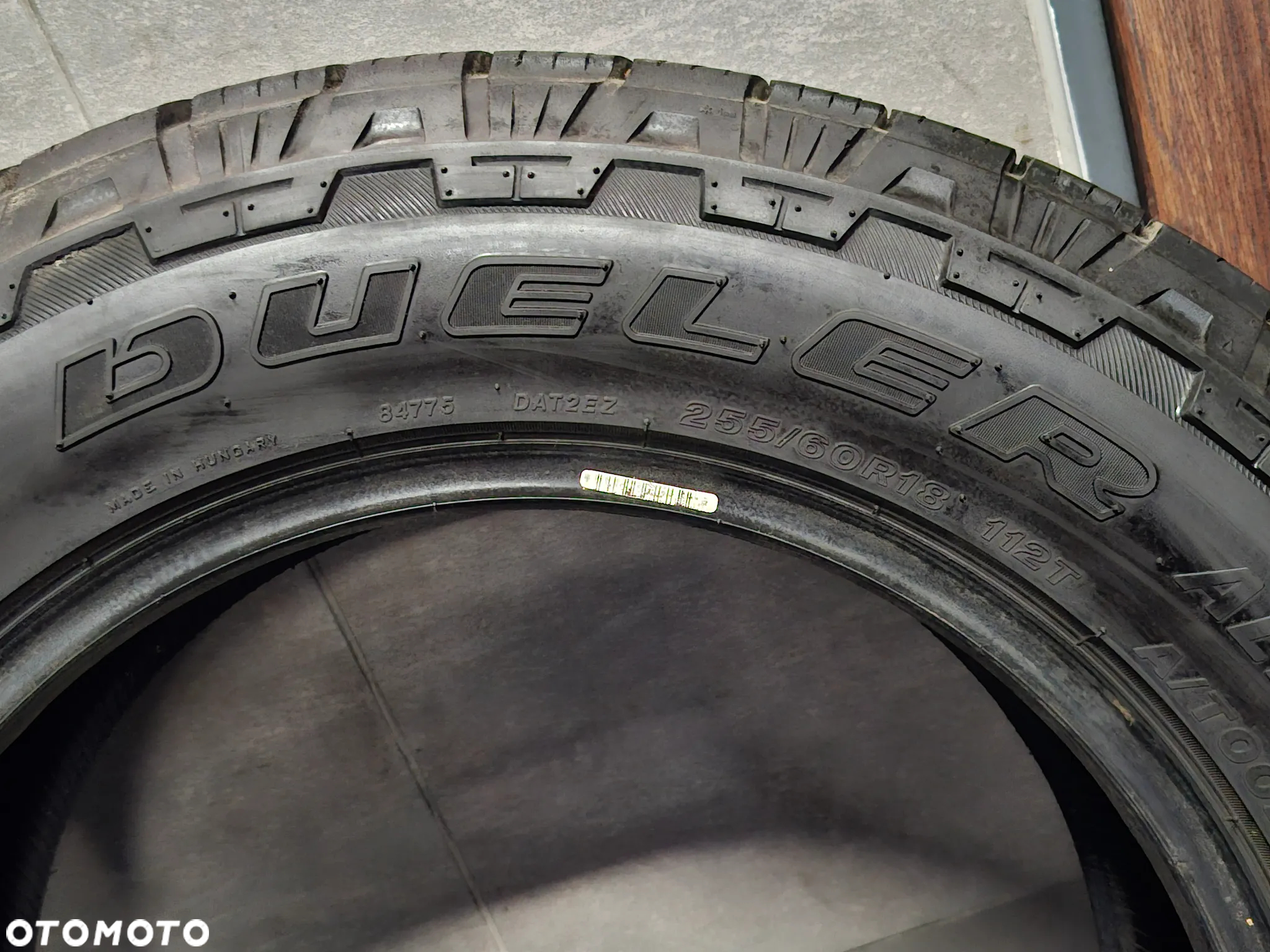 Opona Bridgestone Dueler ALL Terrain 255/60R18 bieżnik po 9mm Rok 2023 - 3