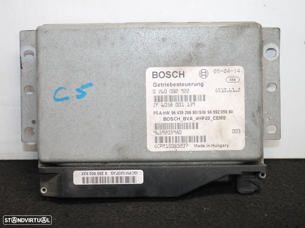 CENTRALINA DA CAIXA DE VELOCIDADES AUTOMÁTICA CITROËN C5 - 2