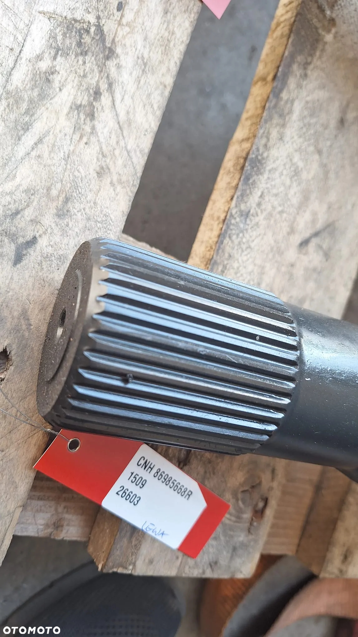 półoś lewa wałek lewy osi przód most 86985668r case steiger 435 - 2