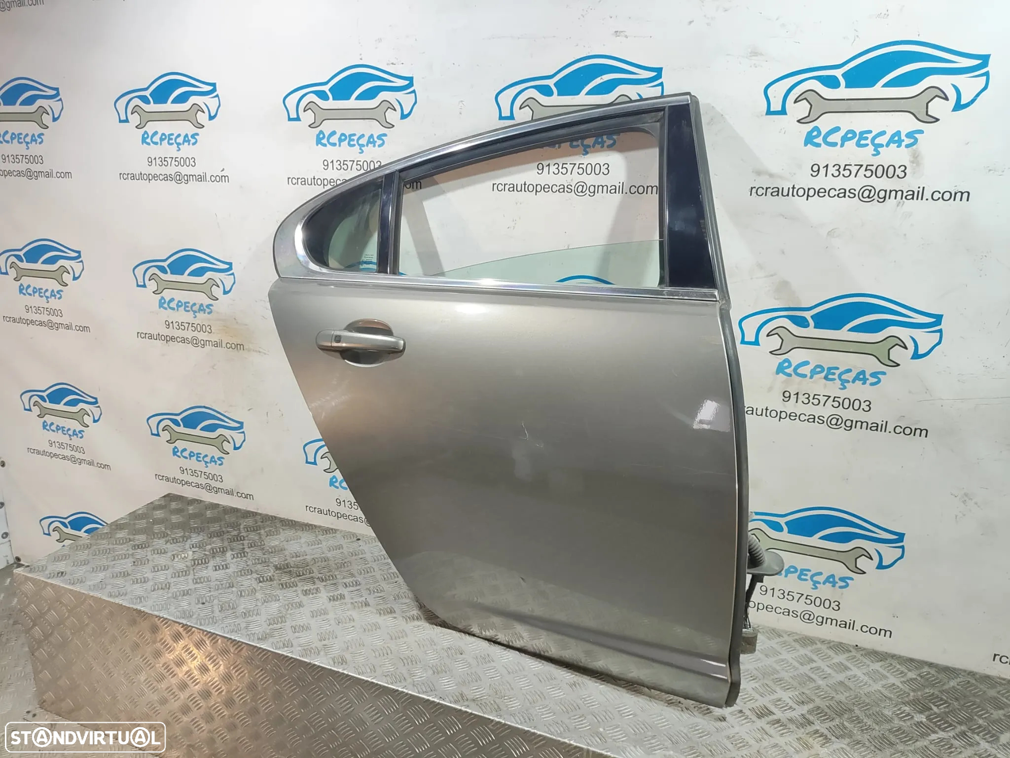 Porta Traseira Direita JAGUAR XF 1 MK1 X250 Fecho Elevador Motor Puxador Vidro - 3