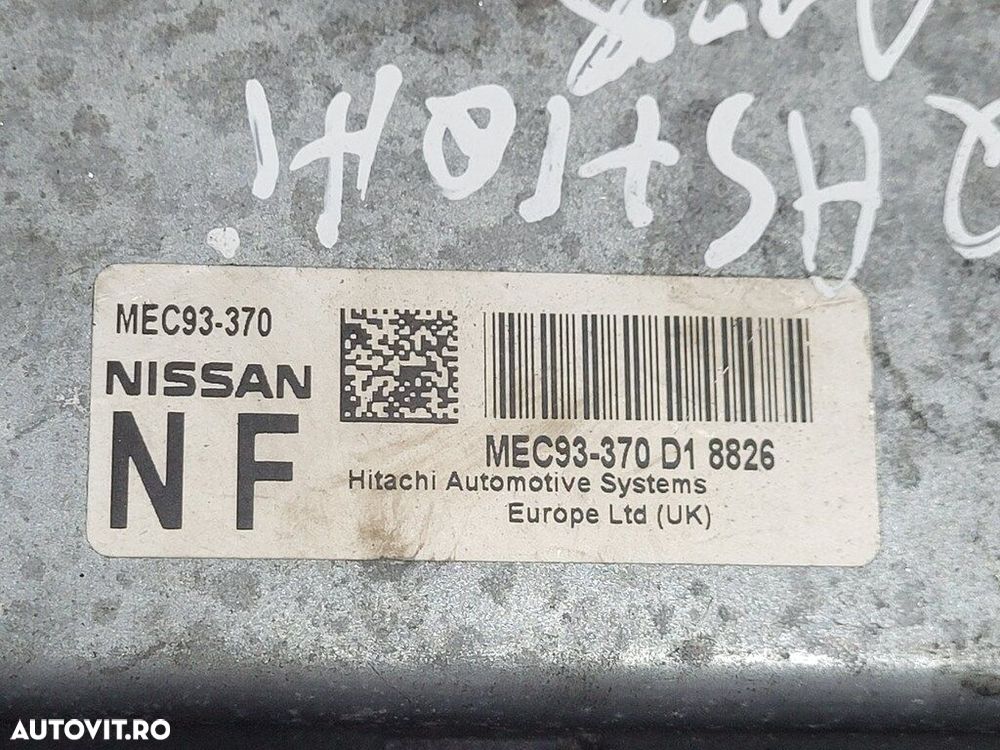Calculator motor Nissan Qashqai 2.0 Benzina 2007 - 2010 141CP Manuala MR20DE (1183) ... - 4