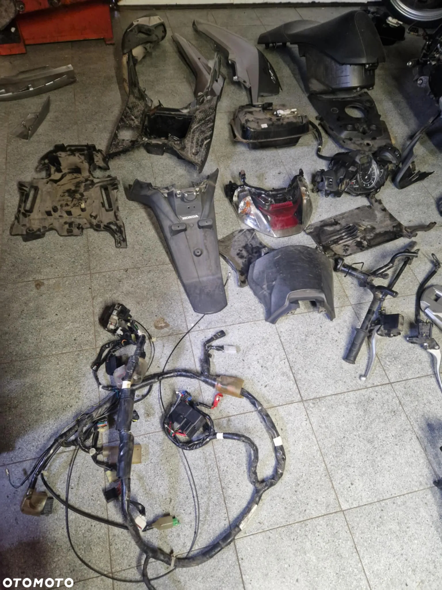 Silnik plastiki koła osprzęt Honda SH125 - 3