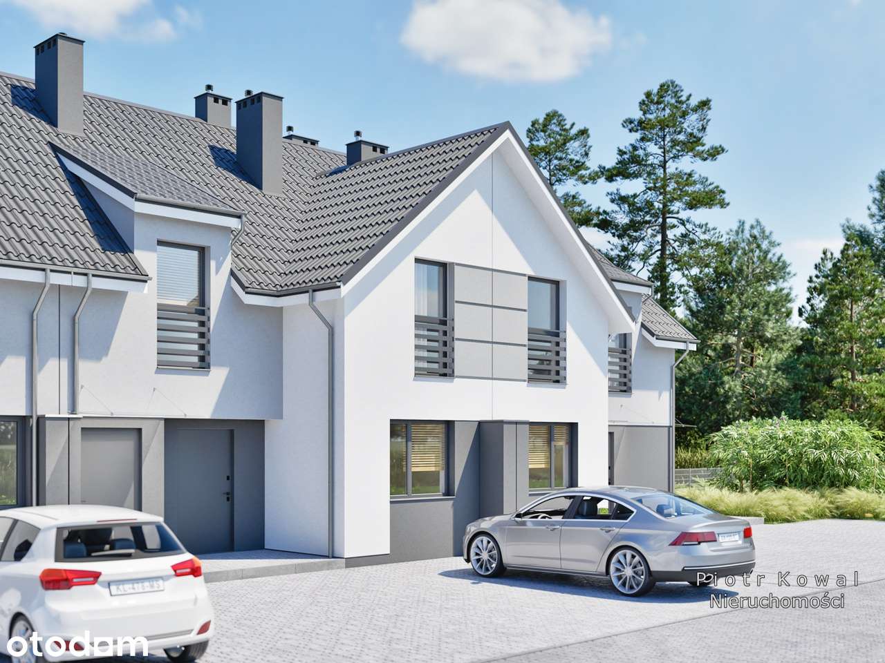 3 pok.- 61,5 m2 - BEZCZYNSZOWE - 2 m-ca parkingowe - przy lesie