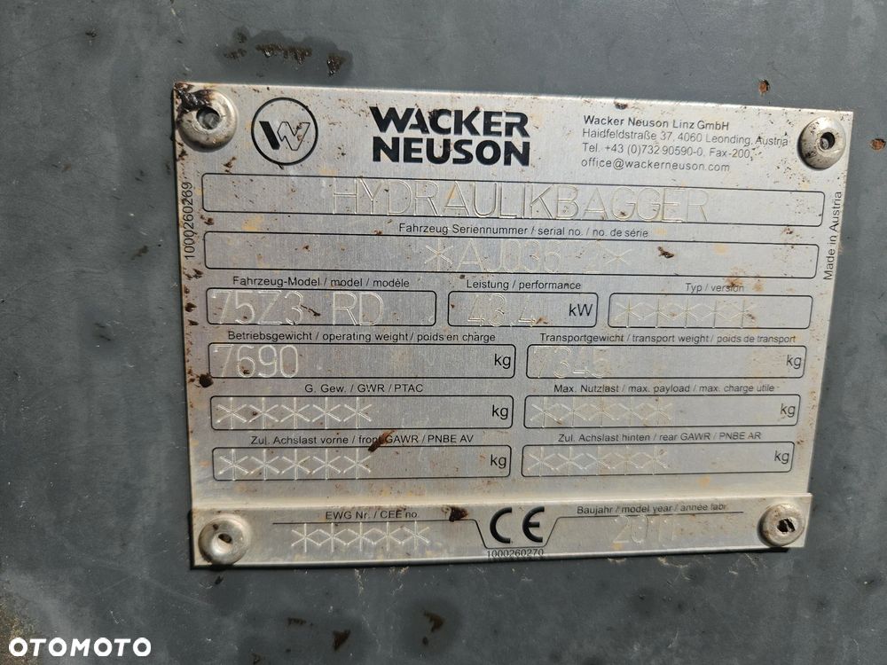 Wacker Neuson 75Z3 RD - 8