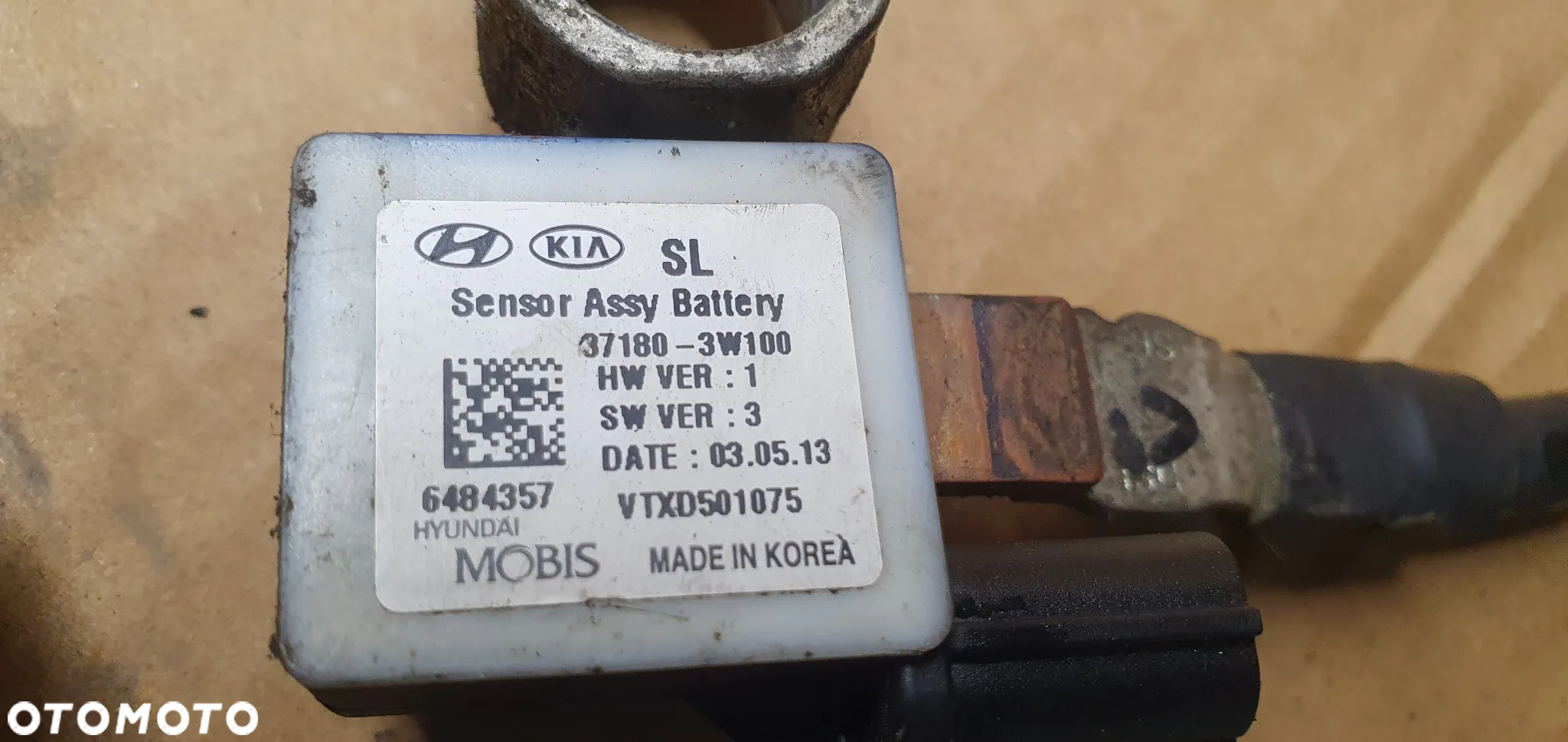 Klema minusowa akumulatora bezpiecznik Kia Sportage III 37180-3W100 - 6
