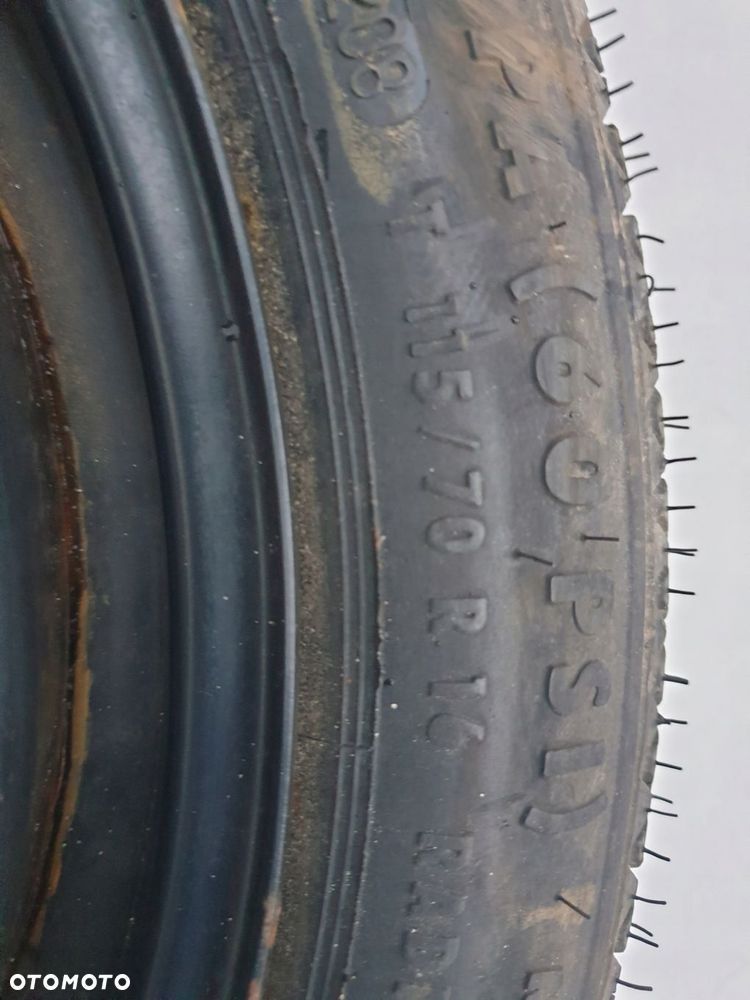 KOŁO ZAPASOWE DOJAZDOWE Opel Vectra C Astra H 115/70 R16 5x110 2160132 - 9