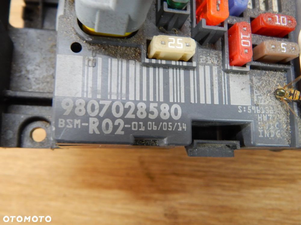 Zestaw startowy komputer BSI 2.0 HDi Citroen C5 x7 III C8 Peugeot 5008 10-17 Euro5 RHH Łuków części - 9