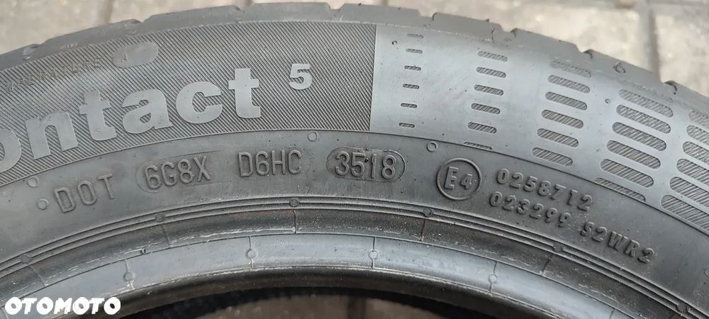 OPONY Letnie 185/55R15 CONTINENTAL CONTIECOCONTACT (3518) LATO 4 sztuki Komplet - 6