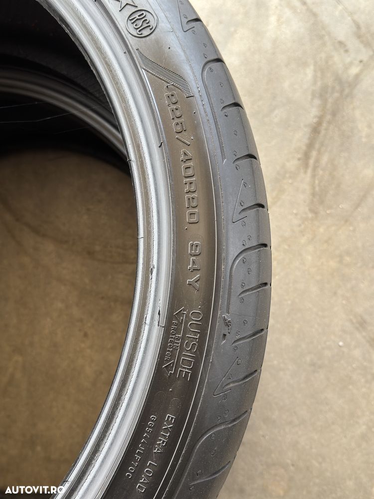 Vând 2 anvelope 225/40/20 goodyear de vară ca noi - 4